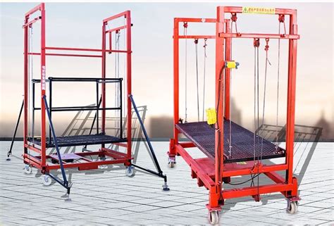 San Multiple Models Foldable Electric Scaffold Lift Mobile Electric