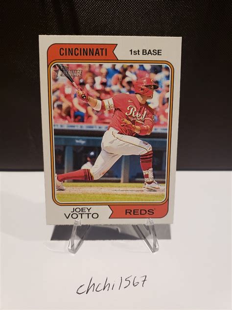 Topps Heritage 2023 Joey Votto SP 421 High Numbered Values MAVIN