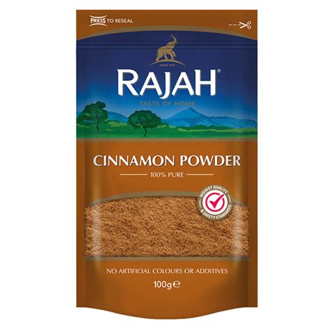 Rajah Cinnamon Powder Packets Top Op Foods