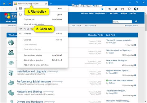 How To Pin And Unpin Tabs In Microsoft Edge Chromium Tutorials