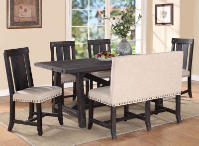 Zabela 6 Pc Dining Set W Bench Raymour Flanigan