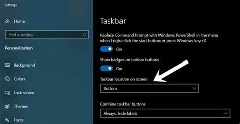 Home Windows 10 Taskbar