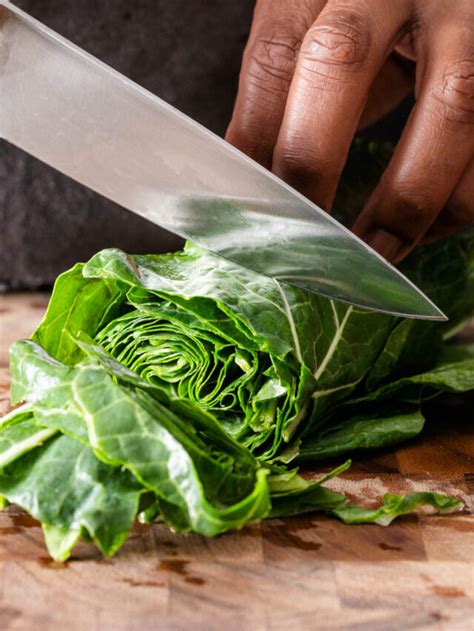 How To Cut Collard Greens Cooks With Soul