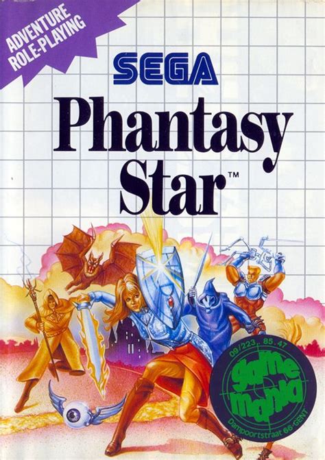 Phantasy Star 1987 Sega Master System Box Cover Art Mobygames