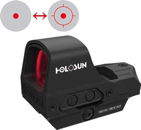 Holosun Hs C Open Reflex Red Dot Sight With Switchable Moa Dot