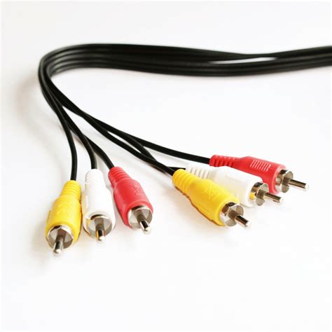 1 5m Audio Video Kabel 3 Fach 3x Cinch Stecker Composite PC TV Chinch