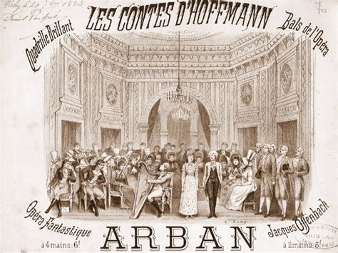 Les Contes d Hoffmann Œuvre Jacques Offenbach Jules Barbier Opera