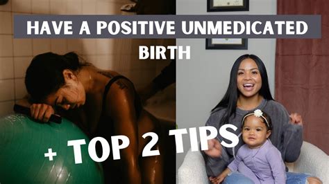 My Natural Unmedicated Birth Experience Top Tips For Success Youtube