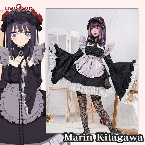 Uwowo Anime My Dress Up Darling Shizuku Tan Marin Kitagawa 2 In 1 Maid