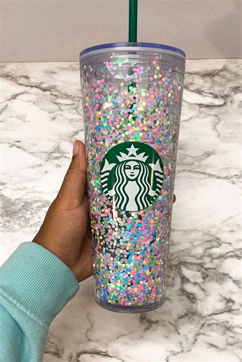 Custom Glitter Starbucks Tumbler Snow Globe Lava Lamp Starbucks Cup