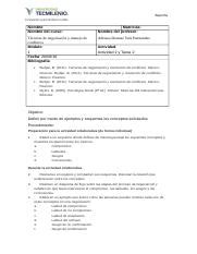 Act Y Tarea Reporte Nombre Nombre Del Curso Matrcula Nombre