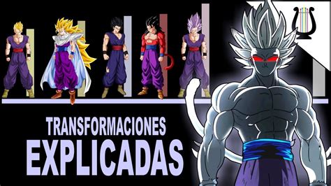 Todas Las Transformaciones De Gohan Hasta Bestia Liberado Dragon