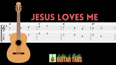 Jesus Loves Me GUITAR TAB YouTube