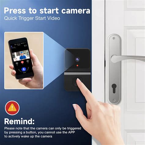 Z Smart Visual Doorbell Two Way Intercom Infrared Night Vision Remote