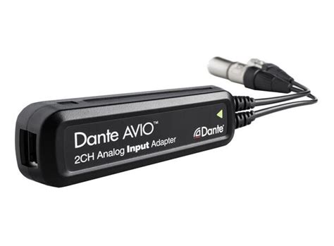 Audinate Dante Avio Analog In Adapter X Analog Inn Dante