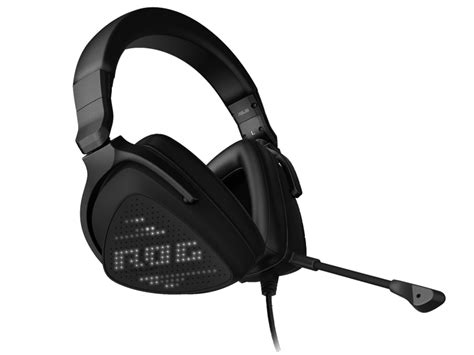 Asus Rog Delta S Animate Lightweight Usb C Gaming Headset With Anime Matrix Asus Headphones