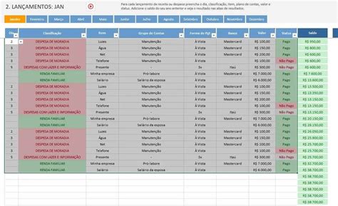 Gest O Financeira Familiar Simplificada O Poder Do Excel No Or Amento