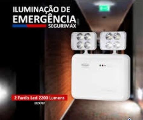 Lumin Ria De Emerg Ncia Led Far Is L Mens R Loja Led