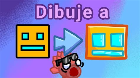 Dibuje Al Cubo De Geometry Dash Sin Regla En Ibis Paint X Dibujando