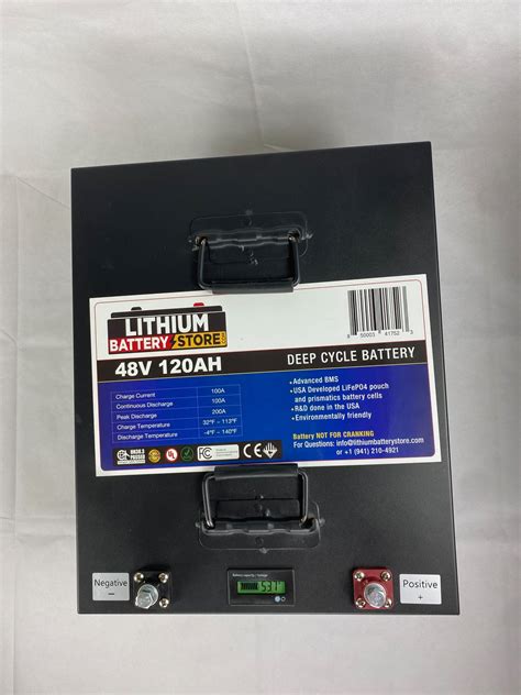 48v 120ah Lithium Ion Battery Lbs Deep Cycle Battery Lithium