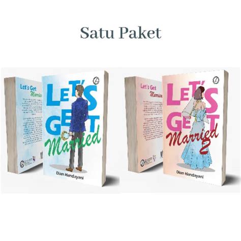 Jual Novel Romance Lets Get Married 1 And 2 Dian Handayani