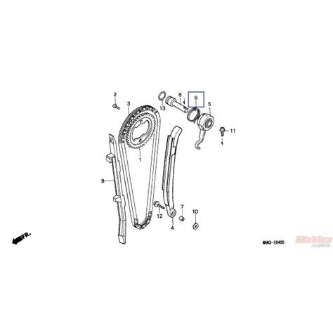 14514MG3000 Spring Tensioner Camshaft Chain Honda FMX 650 NX 650 Dominator