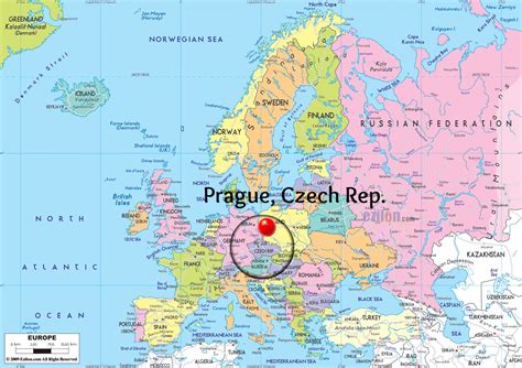 Where Is Prague On A Map - Latin America Map