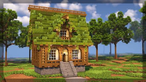 How To Build A Moss House Minecraft Tutorial マイクラビルダーズ