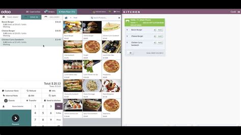 Odoo Pos Restaurant Kitchen Screen Youtube