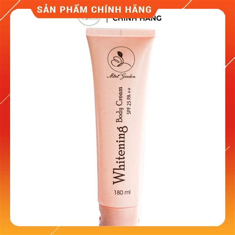 Mua Kem body men bia minigarden Whitening Body Cream SPF 25 PA Dạng