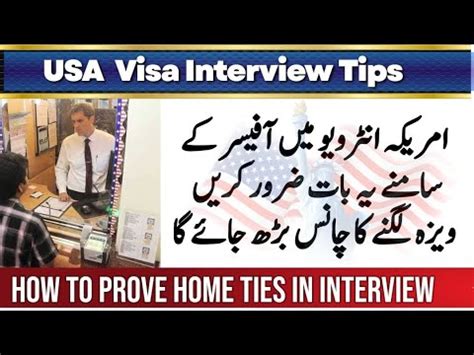 Usa Visa Interview Home Ties Sample How To Prove Strong Ties To Home