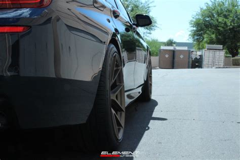 Staggered 20 Inch Aodhan AFF7 In Matte Bronze On 2014 BMW 550i