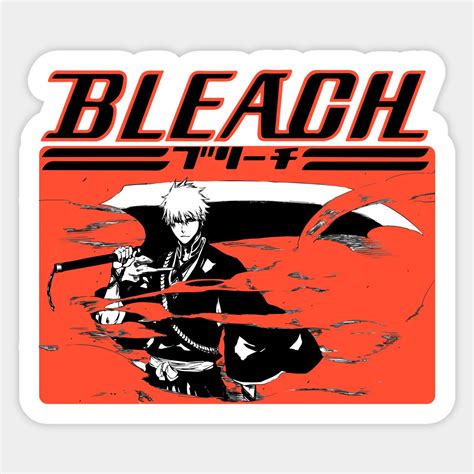 Funny Stickers Custom Stickers Bleach Tv Series Kurosaki Ichigo