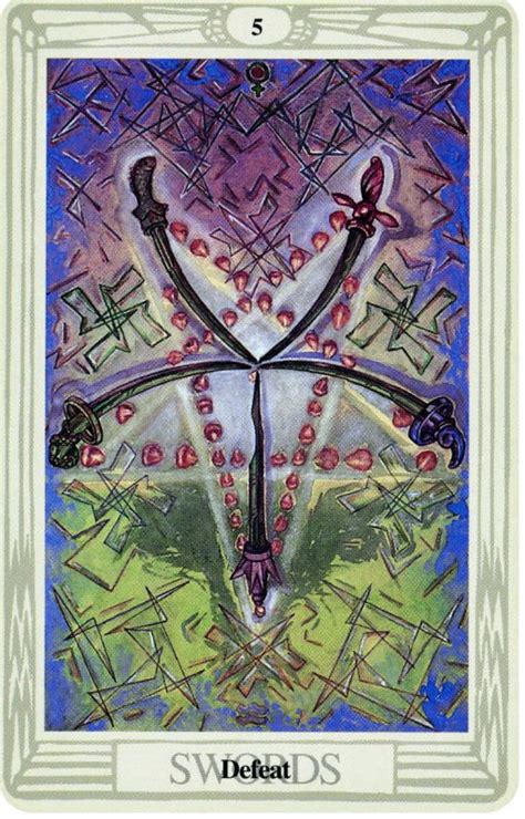 5 Of Swords Accurate Thoth Tarot Card Reading In Victoria Bc