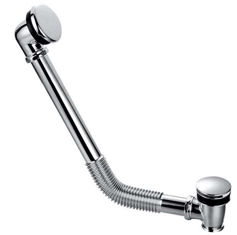 Chrome Flexible Exposed Click Clack Bath Waste With Overflow