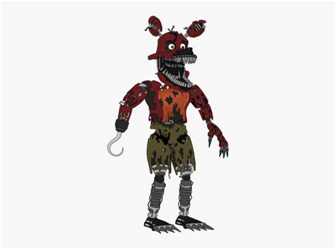 Five Nights At Freddy S Nightmare Fnaf Nightmare Foxy Full Body