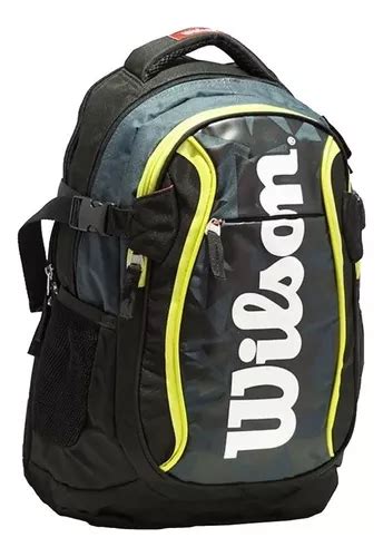 Mochila Wilson Open Urbana Deportes Escolar Porta Notebook Color Negro