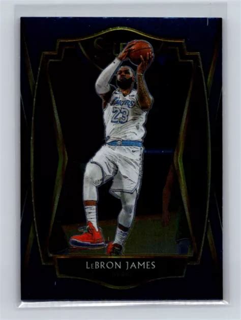 Carte Bleue Basketball Panini Select Lebron James Los