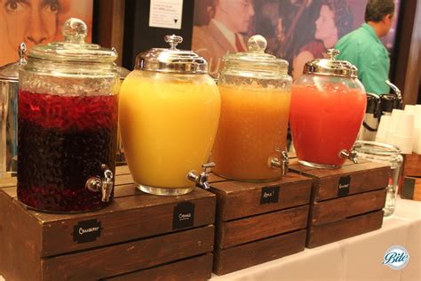 Rustic Juice Station Display