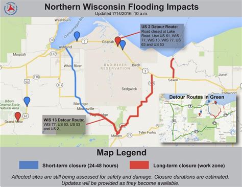 Wisconsin Dells Flood Zone Map - London Top Attractions Map