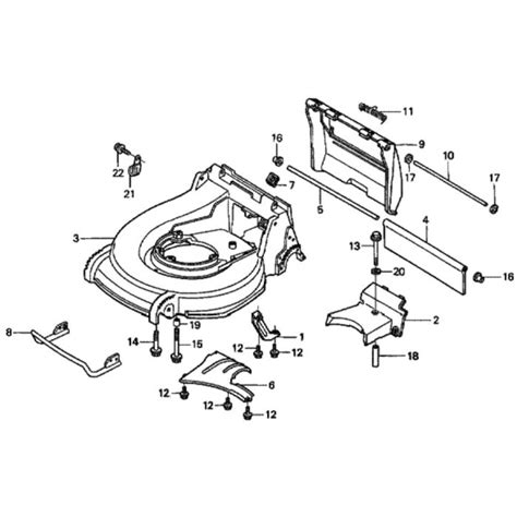 Cutter Housing For Honda Hrh K Qxe Lawn Mower L S Engineers