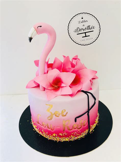 Gâteau flamant rose Idée gateau Beau gateau Deco gateau anniversaire