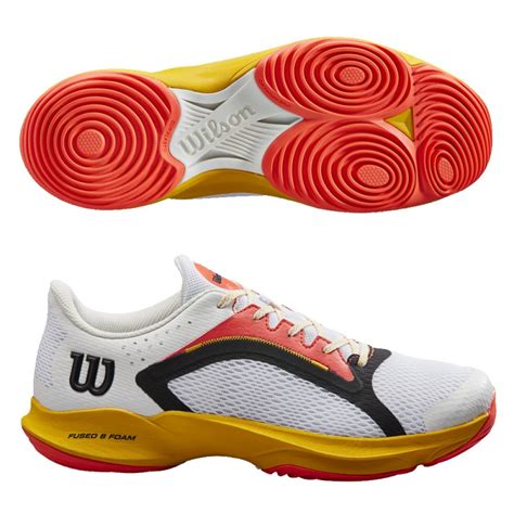 Padel Shoes Wilson Hurakn White Gold Zona De Padel