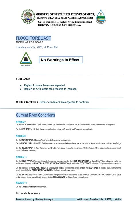 Government of Belize... - Government of Belize Press Office