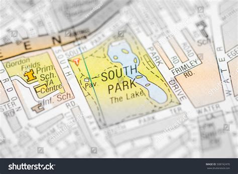 South Park London Uk Map Stock Photo Shutterstock