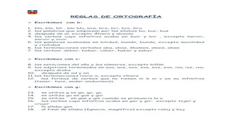 REGLAS DE ORTOGRAFÍA PDF fileREGLAS DE ORTOGRAFÍA 5º PRIMARIA