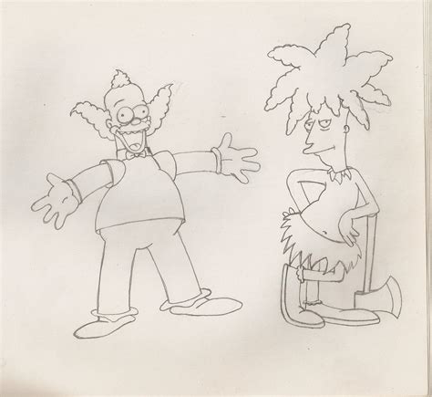 Krusty The Clown And Sideshow Bob By Fungi King On Deviantart