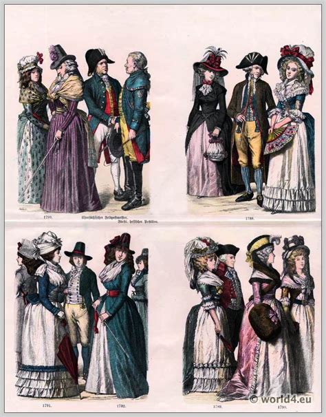 German fashion in the 18th century.