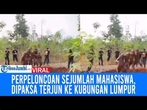 Viral Video Dugaan Perpeloncoan Sejumlah Mahasiswa Dipaksa Terjun Ke