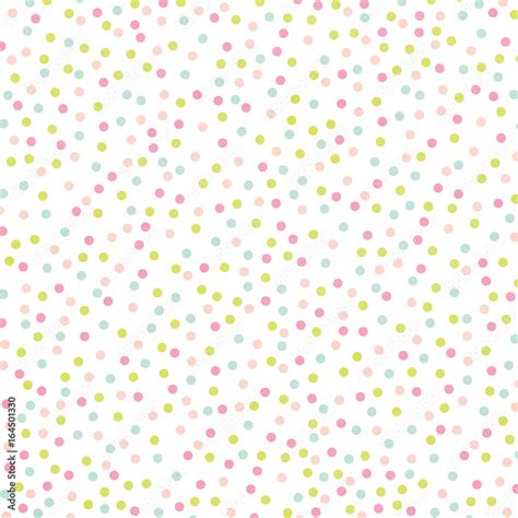 Pastel Rainbow Polka Dot Abstract Watercolor Background Texture Stock